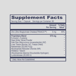 Cell Health Assist supplement ingredients from Professional Health Products