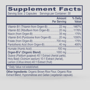 B-Specific Naturally ingredients