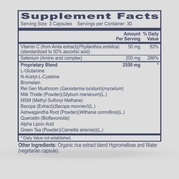 Glutathione Accelerator ingredients