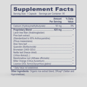 Histamine Scavenger supplement ingredients