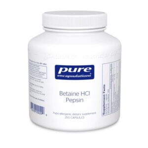 Betaine HCL with Pepsin by Pure Encapsulations