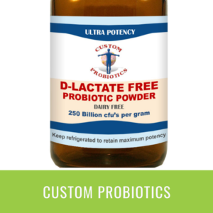 Custom Probiotics - D-Lactate Free
