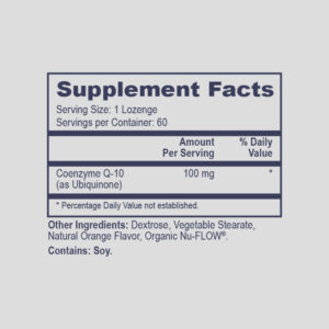 Professional Health Products Co-Q10 supplement ingredients