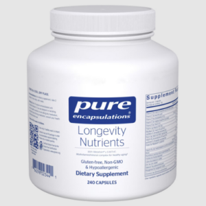 Longevity Nutrients supplement from Pure Encapsulations