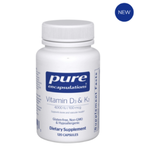 Pure Encapsulations Vitamin D3 and K2 Supplement