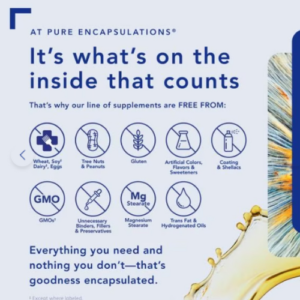 It's what is on the inside that counts with Pure Encapsulations Supplements