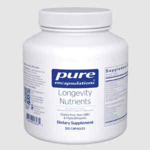 Longevity Nutrients supplement from Pure Encapsulations 120 capsules