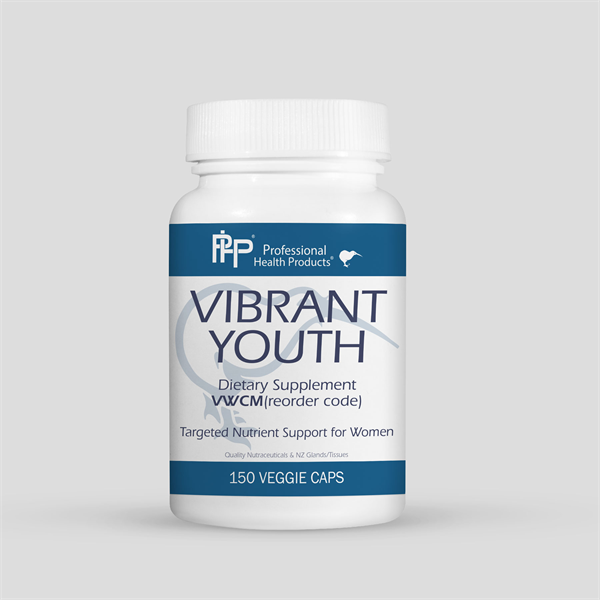 Vibrant Youth multi supplement bottle by PHP