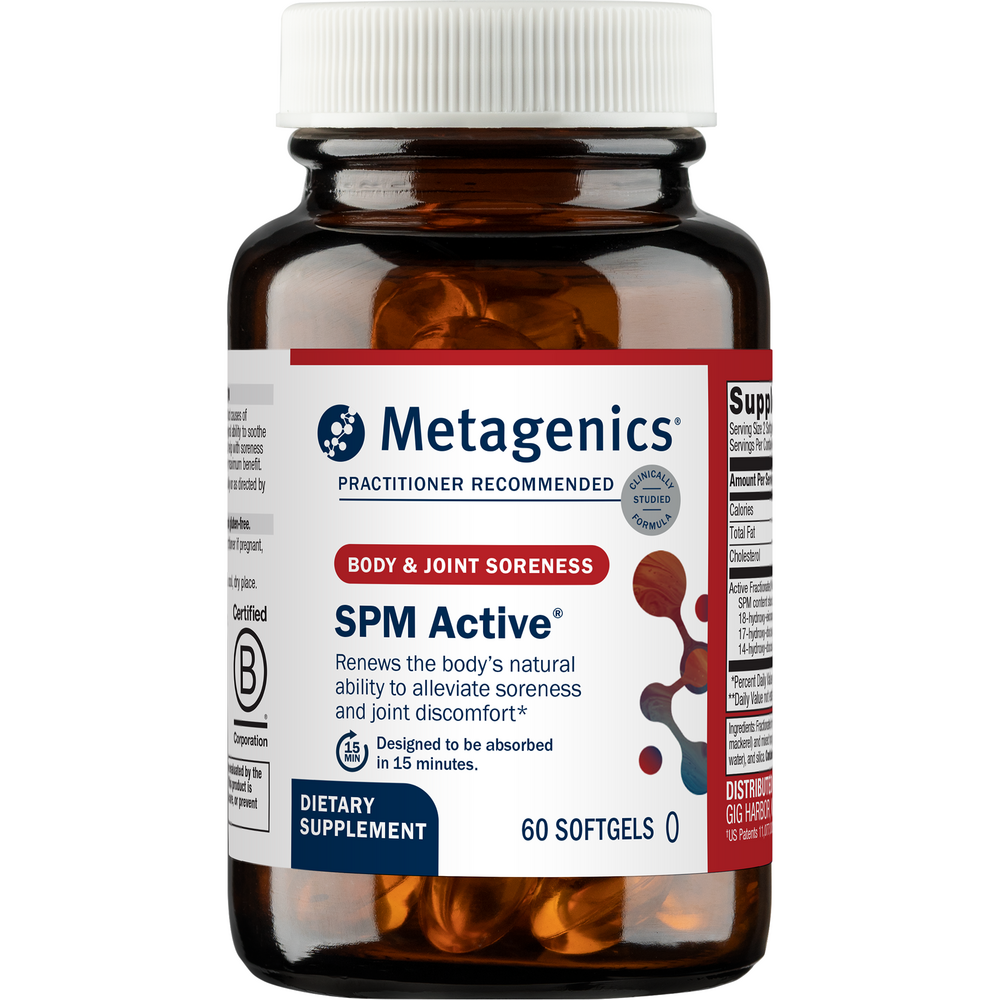 SPM Active® by Metagenics® – Specialized Pro-Resolving Mediator (SPM) omega supplement for joint and muscle comfort