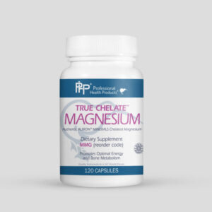 True Chelate Magnesium supplement bottle by PHP Methylgenetic Nutrition
