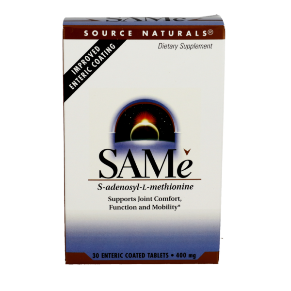 SAMe 400 mg 30 tablets – Source Naturals – The Functional Perspective Store