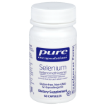 Selenium supplement bottle