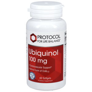 Ubiquinol supplment bottle