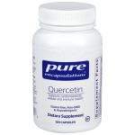 Quercetin supplement bottle