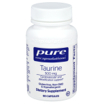 Pure Encapsulations Taurine 500 mg supplement bottle