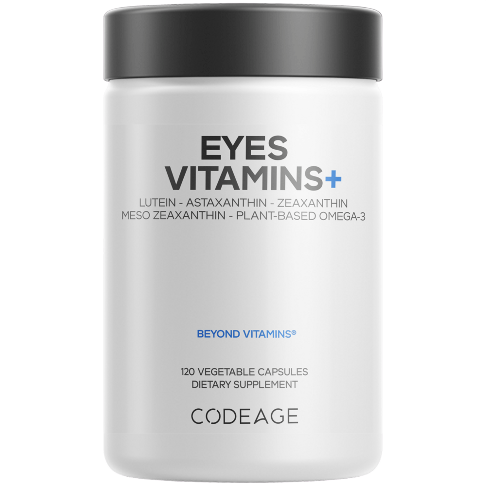 eyes vitamins+ supplement bottle