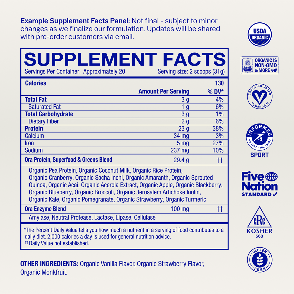 supplement facts